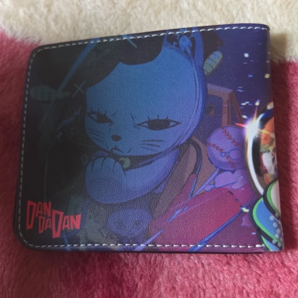 New Dan da dan anime manga leather wallet